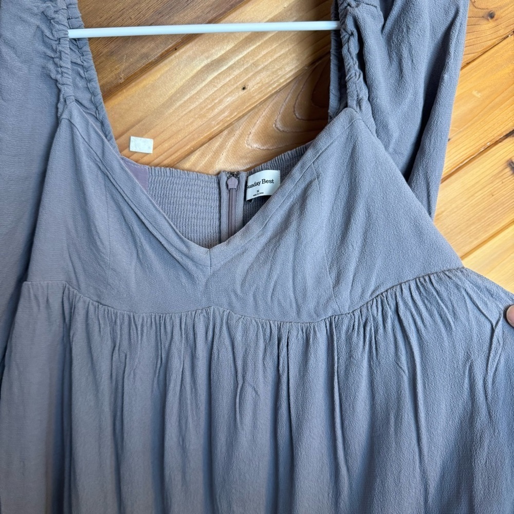 Aritzia Sunday Best Halle Long Sleeve Dress Size Medium - Picture 7 of 7